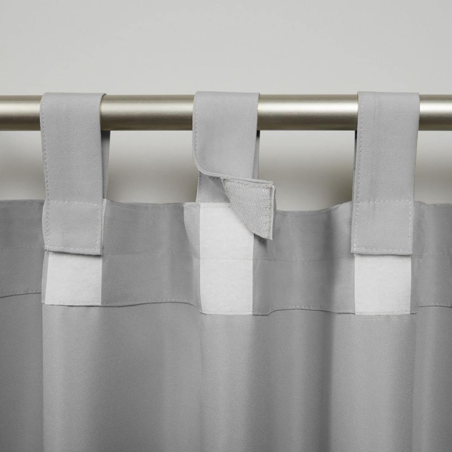 Solid Light Filtering Curtain Panel Pair, 54x144, Cloud Grey - Image 5