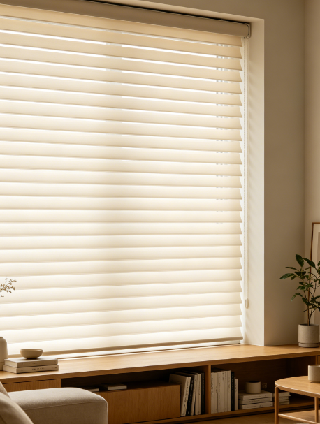 PVC Venetian Blind 90×180cm, Beige