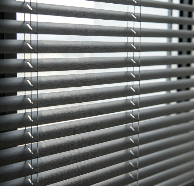PVC Venetian Blind 100×200cm, Dark Grey